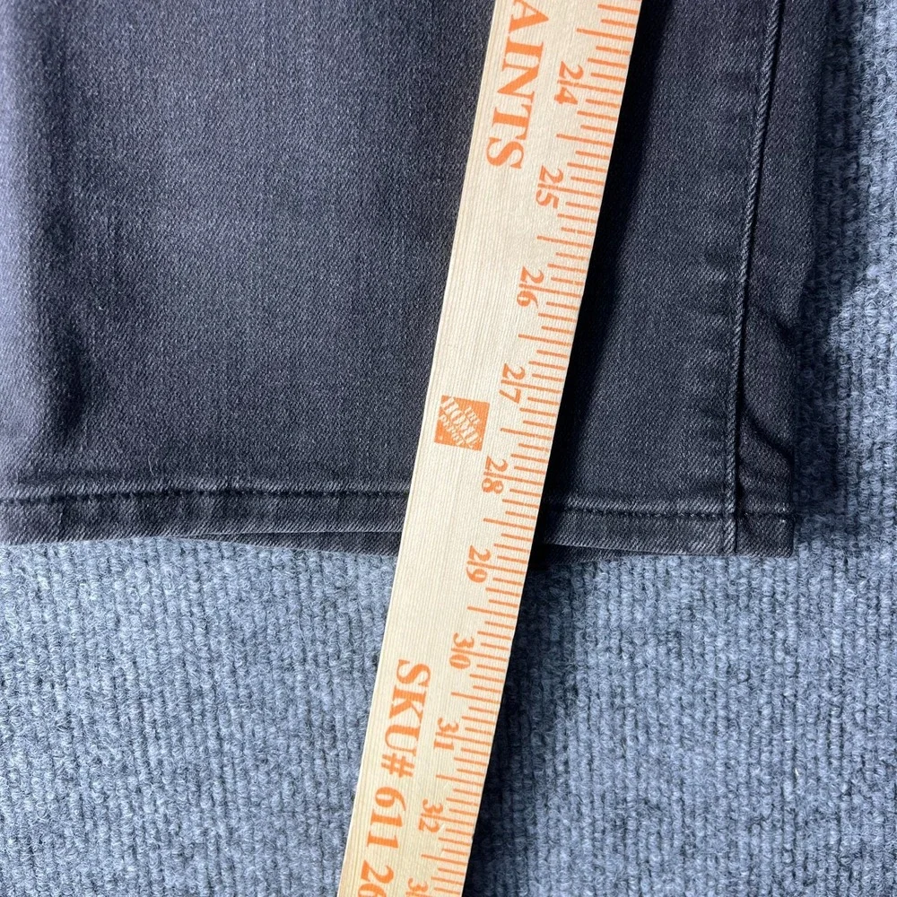 Old Navy Straight Built-in Flex Jeans Boys 16 Black Denim Zip Fly‎ - 32X28.5